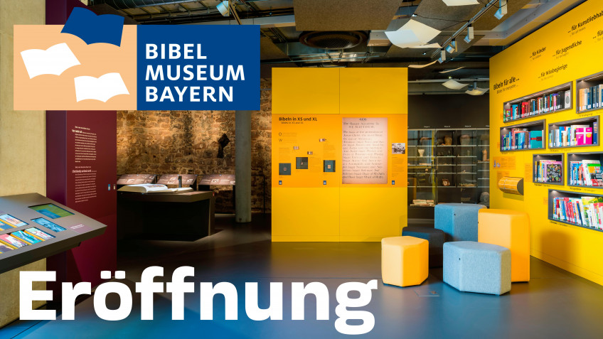 #AUFMACHER# Ab dem 8. April 2022 eröffnet das BIBEL MUSEUM BAYERN neue Zugänge zu einem  einzigartigen Buch.